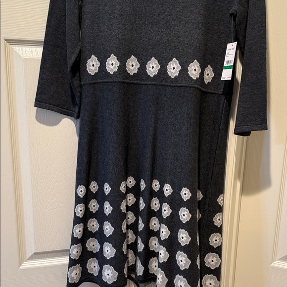 NWT Sweater Dress Cottage Core Curve Hugging, Hour Glass Modern Twee Slimming L - Picture 9 of 16